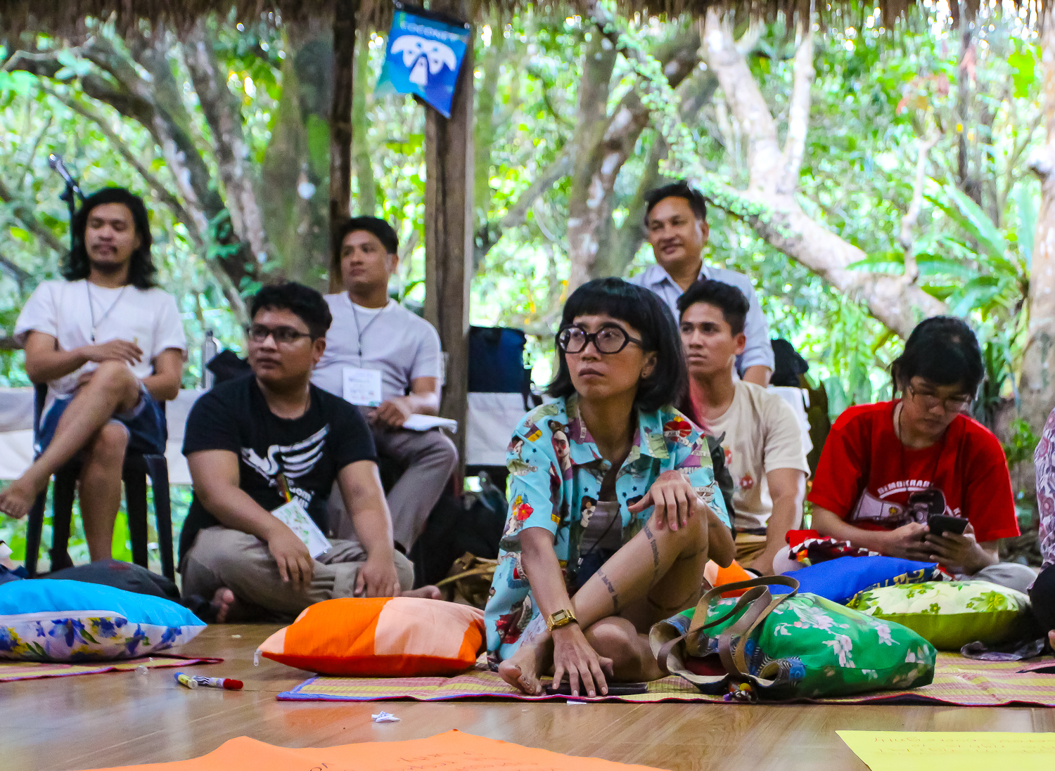 Dhyta Caturani at Coconet II Camp