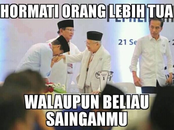 meme4 (English: "Respect your elders, even when they're your competitor")